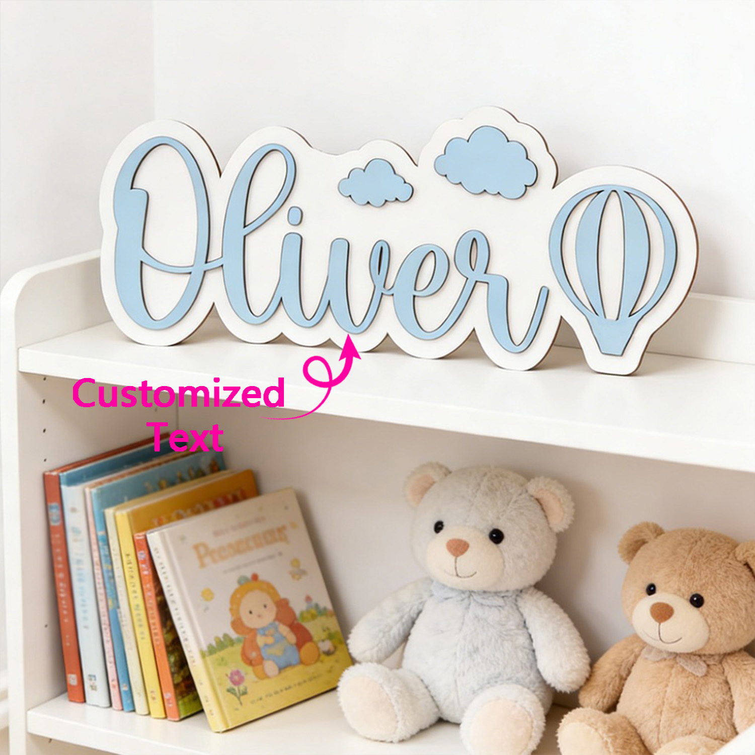 Personalized Hot Air Balloon & - Baby Nursery Usa recensione e prezzo
