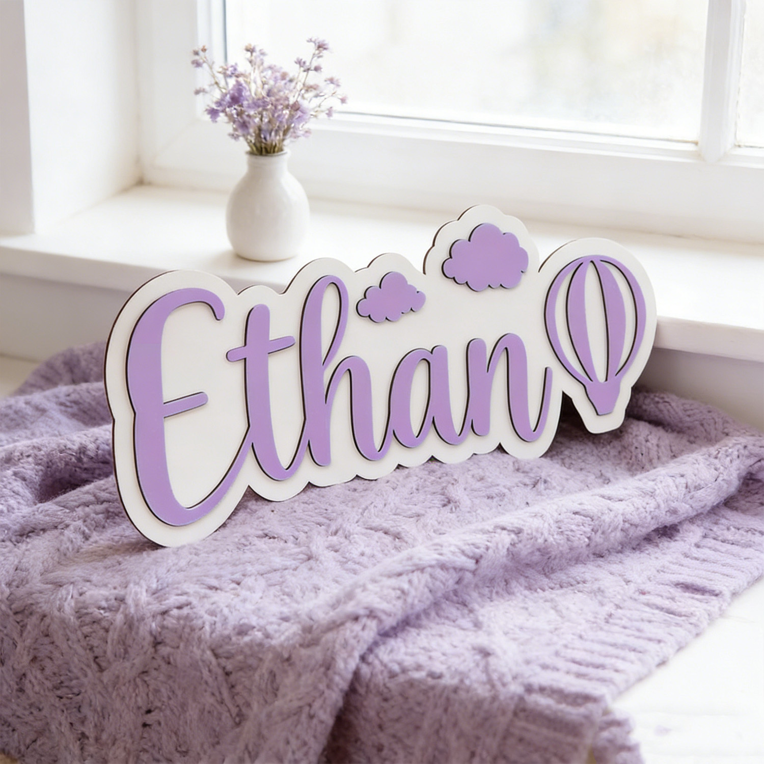 Personalized Hot Air Balloon & - Baby Nursery Usa recensione e prezzo
