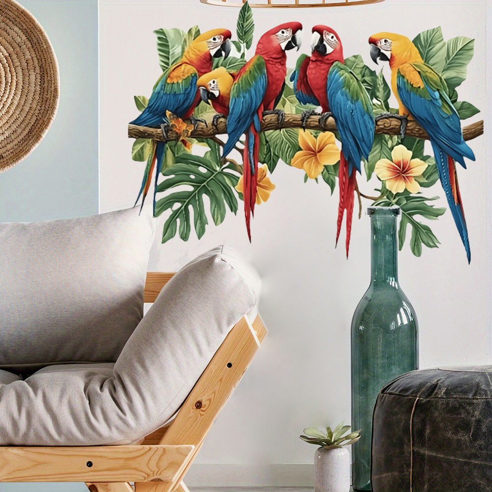 3Pcs Parrots on Branch Wall St - Baby Nursery Set Furniture recensione e prezzo
