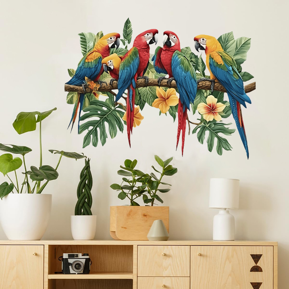 3Pcs Parrots on Branch Wall St - Baby Nursery Set Furniture recensione e prezzo