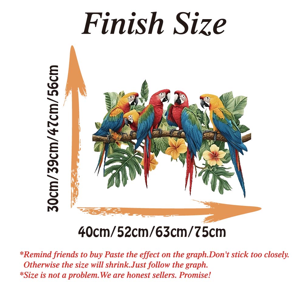 3Pcs Parrots on Branch Wall St - Baby Nursery Set Furniture recensione e prezzo
