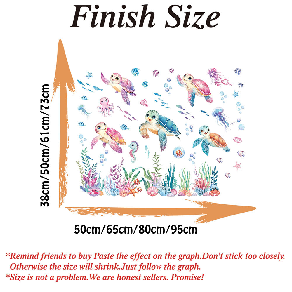 Large Pink Sea Turtles Ocean W - Baby Nursery Set Furniture recensione e prezzo