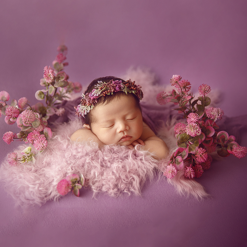 Purple Tones Newborn Photograp - Baby Wrap Stretchy recensione e prezzo