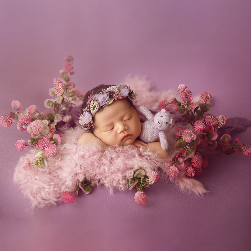 Purple Tones Newborn Photograp - Baby Wrap Stretchy recensione e prezzo