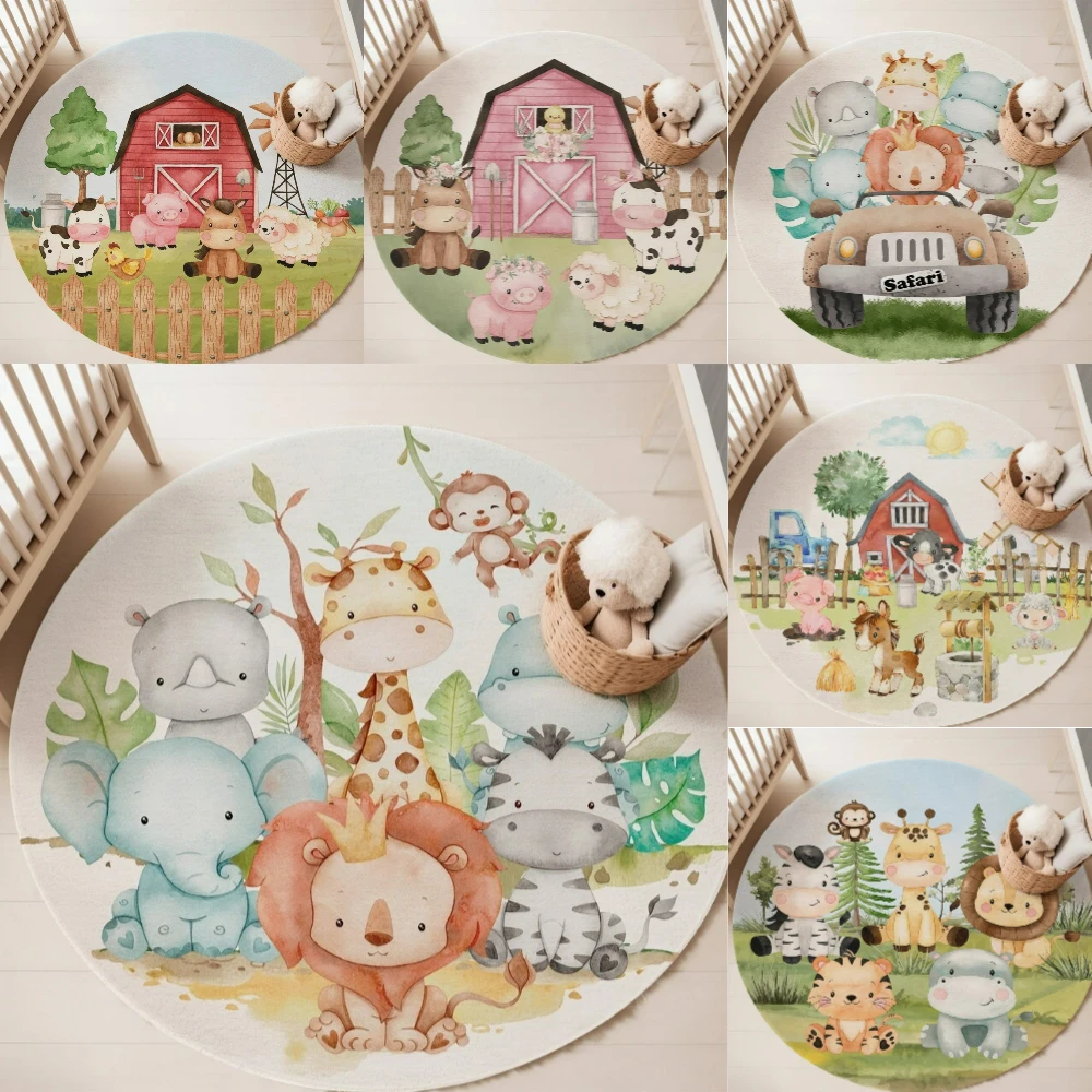 Woodland Animals Nursery Rug f - Baby Nursery Carpet recensione e prezzo