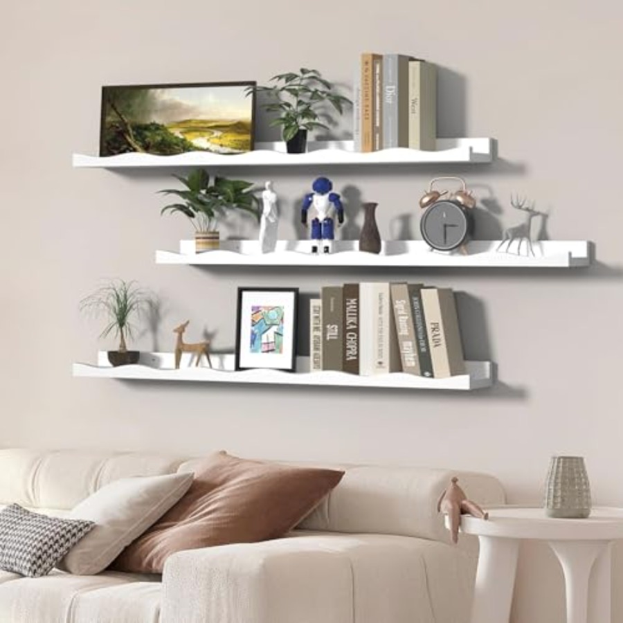 Floating Bookshelf for Floatin - Baby Nursery Floating Shelves recensione e prezzo