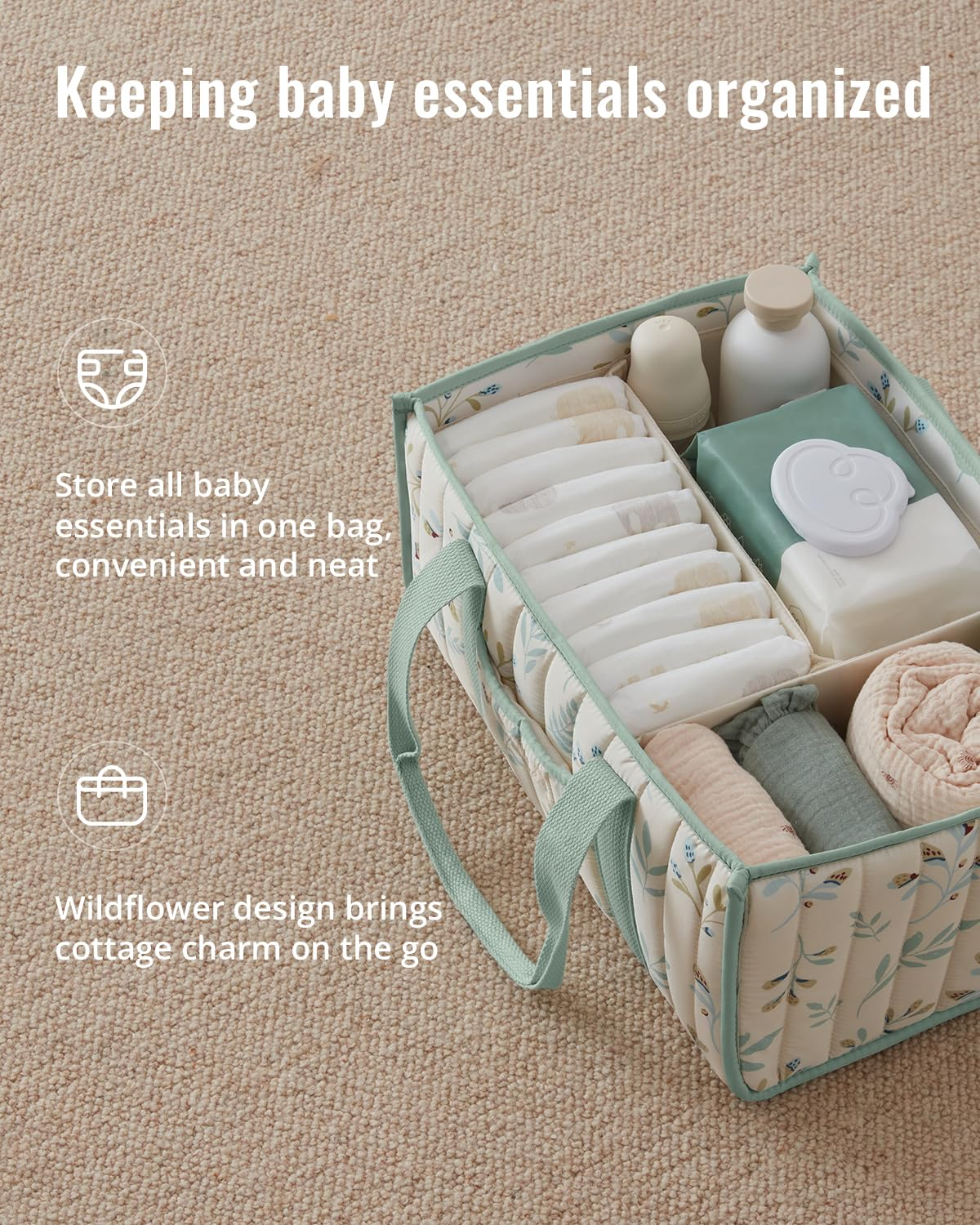Diaper Caddy Organizer, Stylis - Baby Nursery Storage recensione e prezzo