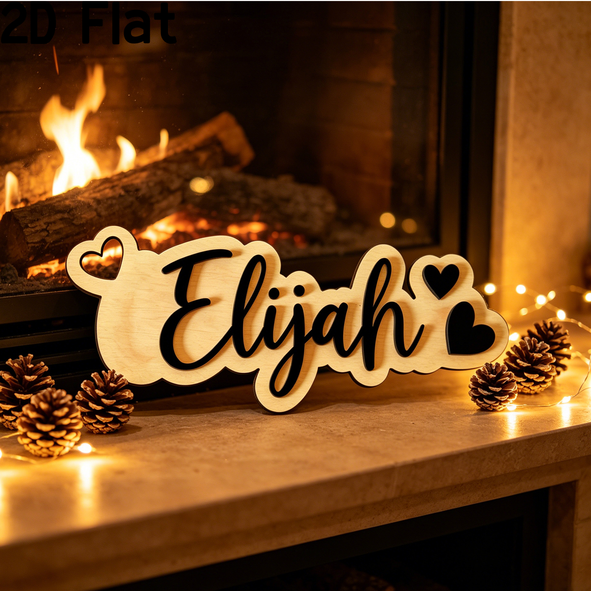 1Pc Custom Love Decor Wooden A - Baby Nursery Diy recensione e prezzo