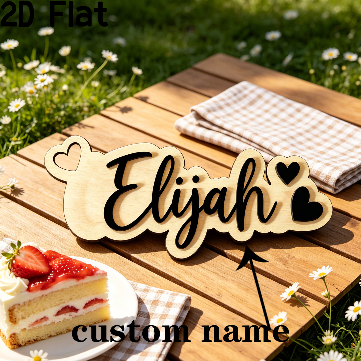 1Pc Custom Love Decor Wooden A - Baby Nursery Diy recensione e prezzo