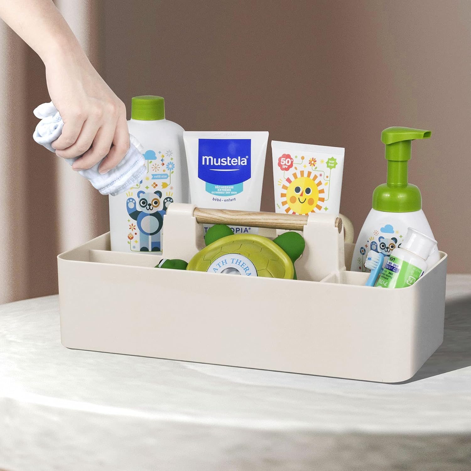 Portable Baby Shower Caddy wit - Baby Nursery Storage recensione e prezzo