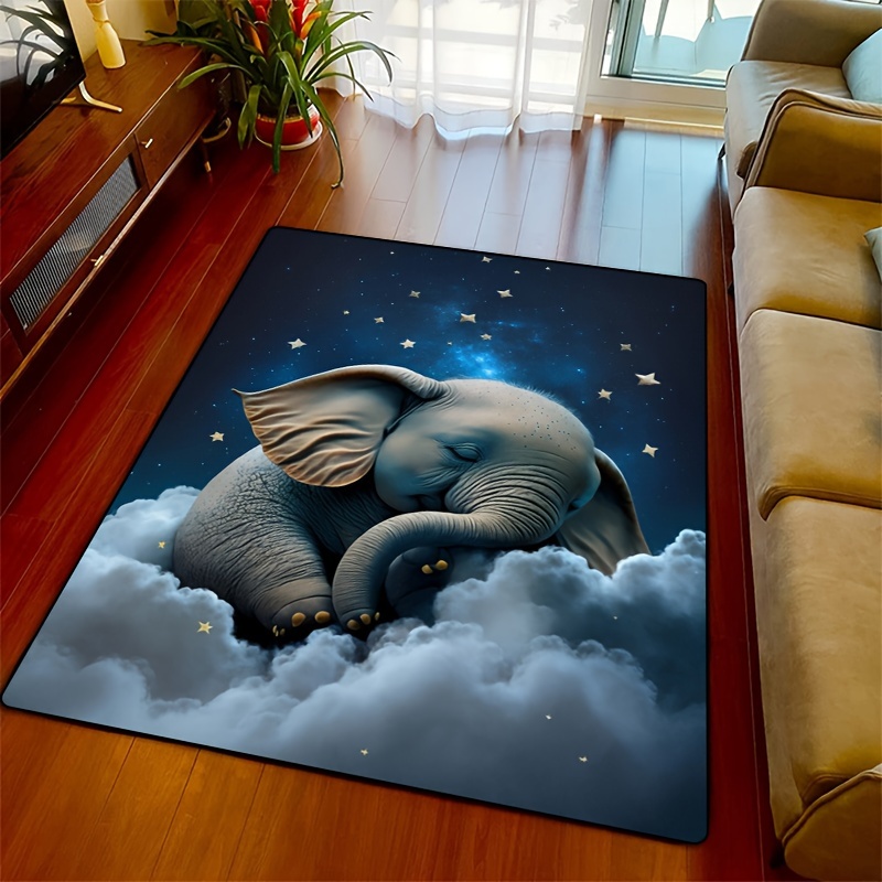 Dreamy Elephant Rug for Nurser - Baby Nursery Carpet recensione e prezzo