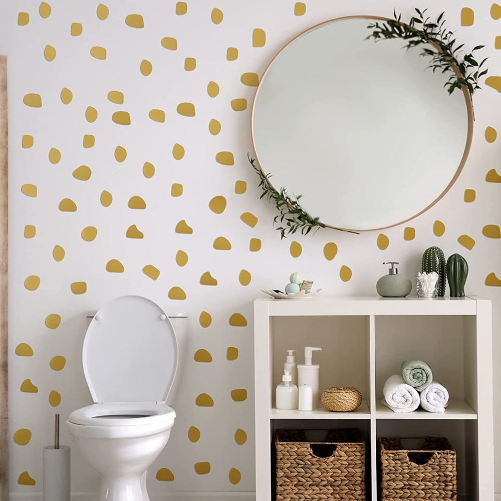 96Pcs/set Cute  Irregular Dots - Baby Nursery Wallpaper Girl recensione e prezzo