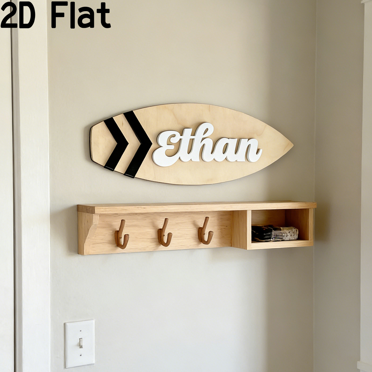 1Pc Custom Surfboard Wooden Ac - Baby Nursery Diy recensione e prezzo