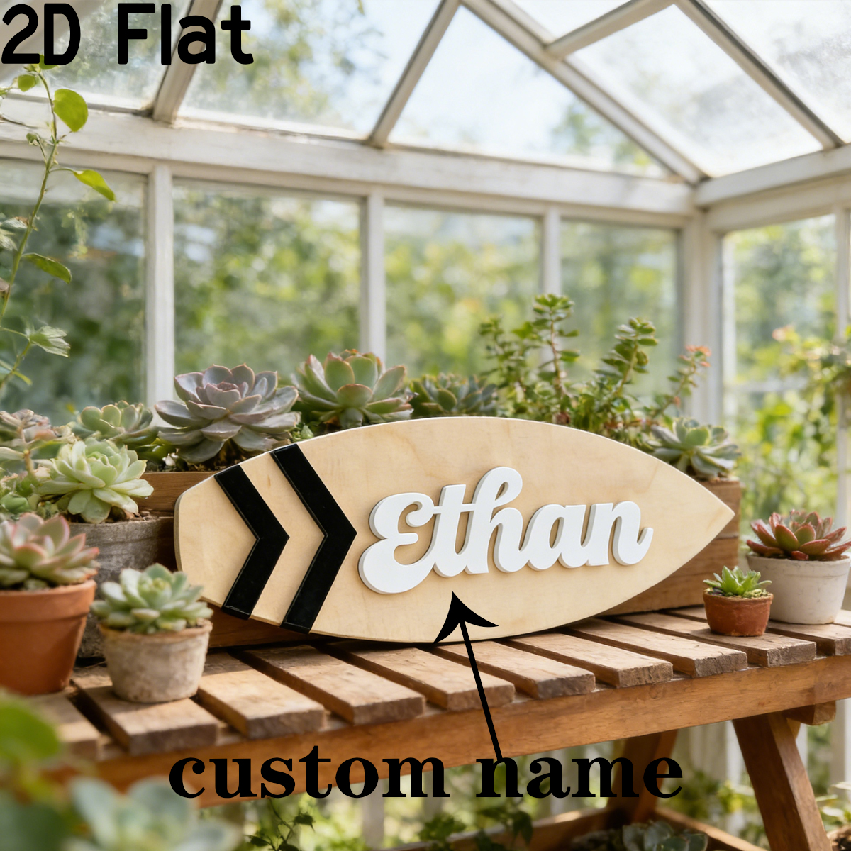 1Pc Custom Surfboard Wooden Ac - Baby Nursery Diy recensione e prezzo
