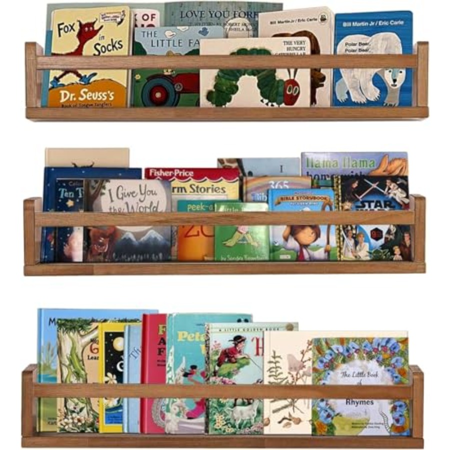 Nursery Shelves Floating Book  - Baby Nursery Floating Shelves recensione e prezzo