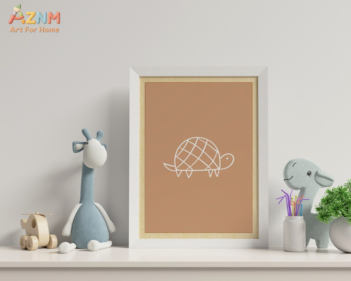 AZNM Boho Neutral Line Art Ani - Baby Nursery Neutral recensione e prezzo