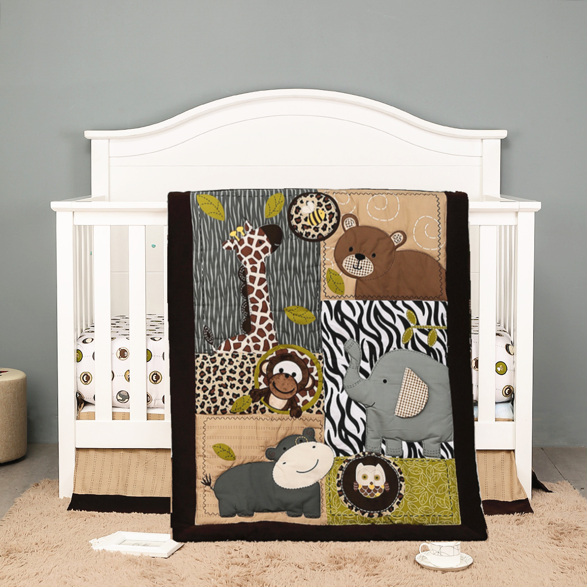 3Pcs Embroidered Newborn Baby  - Baby Nursery Bedding recensione e prezzo